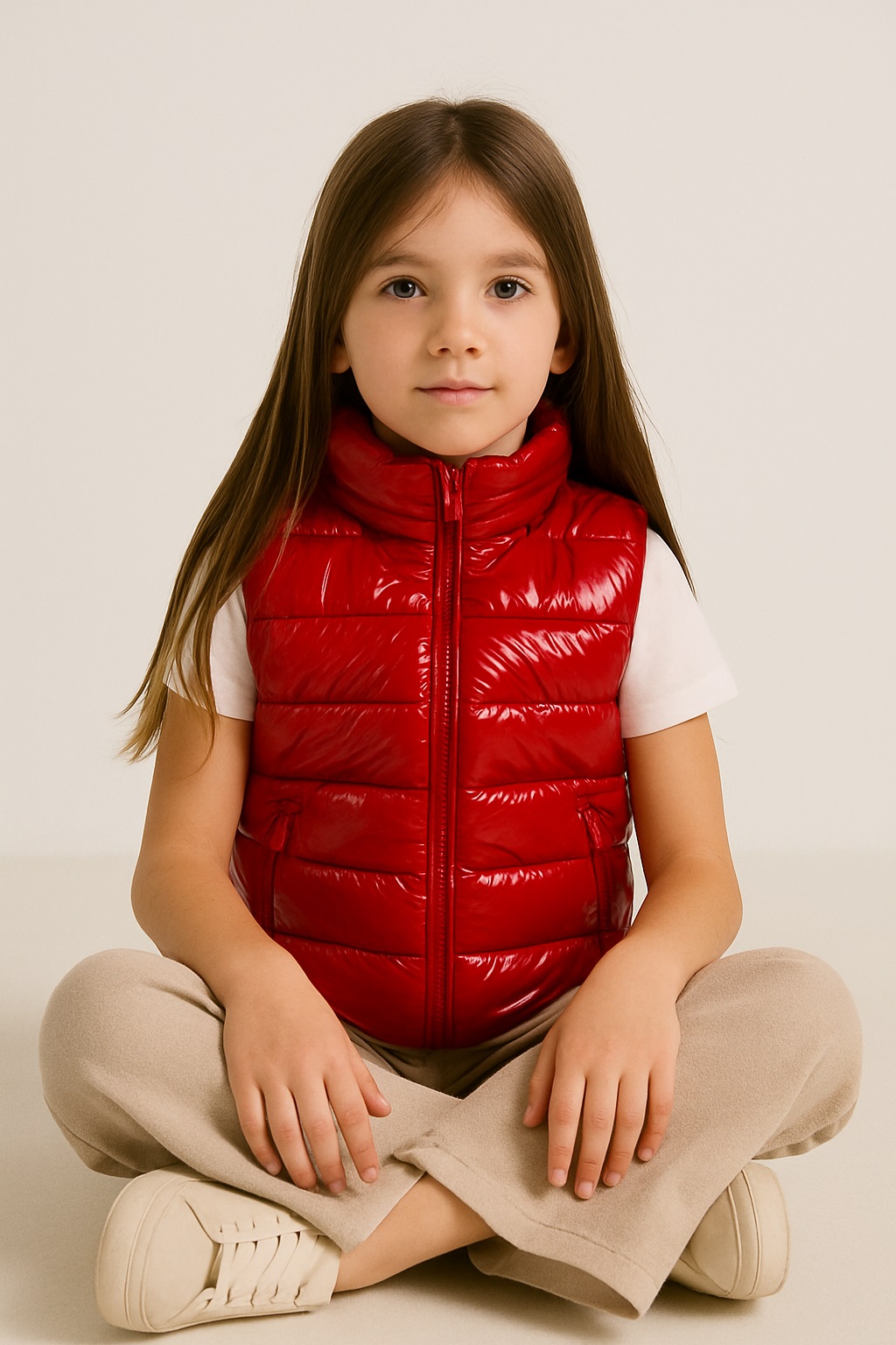 Детска Грейка момиче , червен цвят