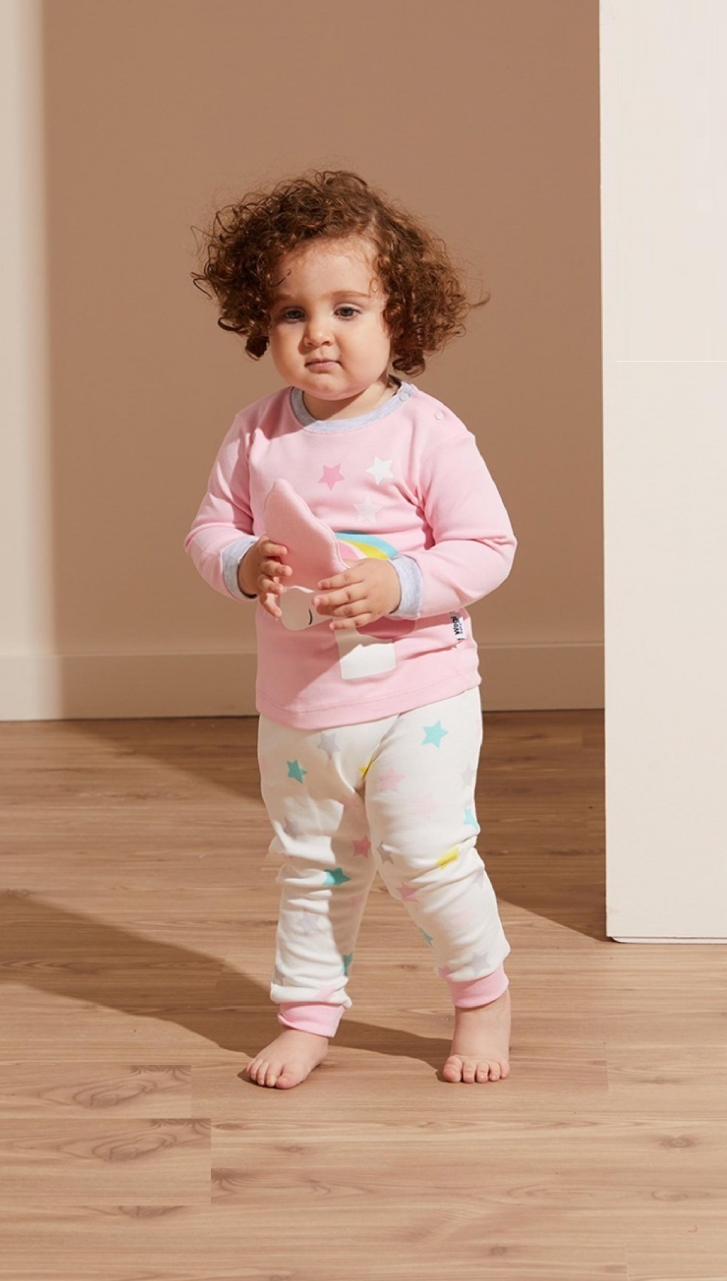 Пижама момиче дълъг ръкав 3 части