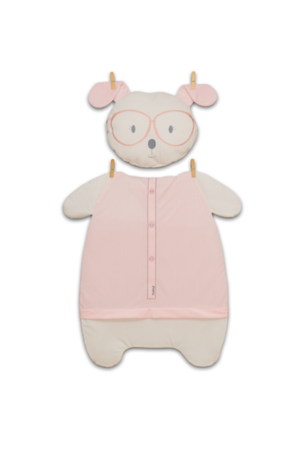 Комплект за количка момиче с кученце