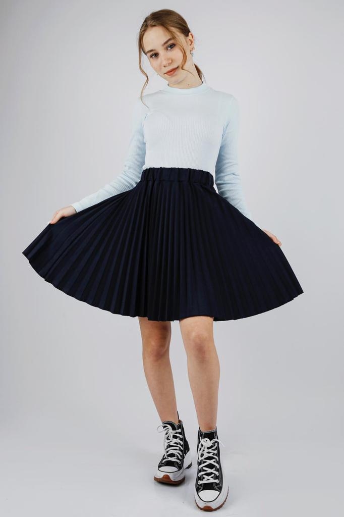 Детска пола, тъмно син цвят