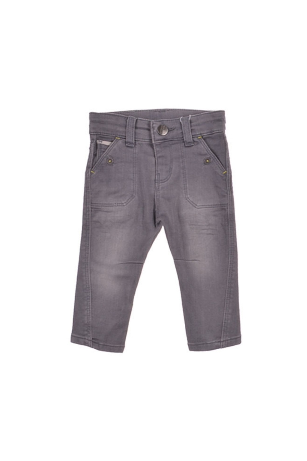 Бебешки дънки момче, сив цвят