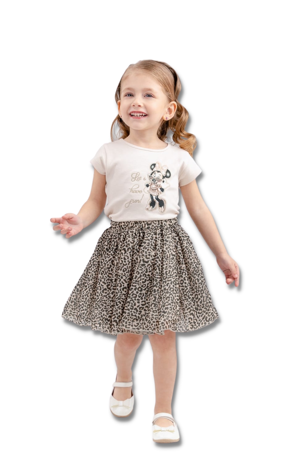 Комплект момиче къс ръкав Мини Маус