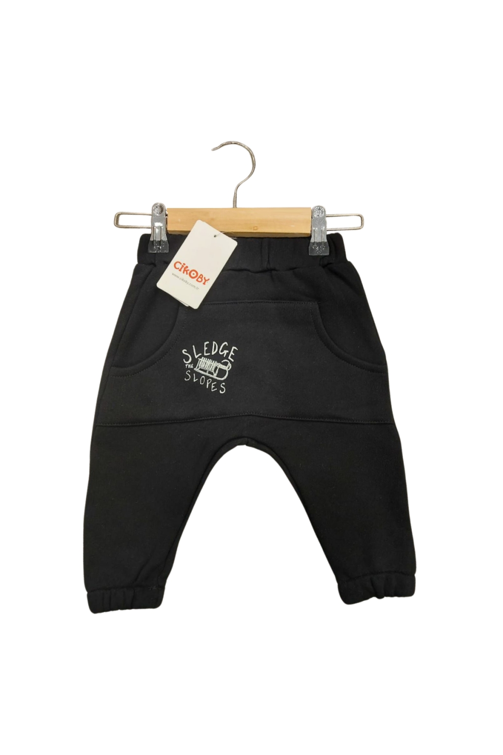 Бебешка долница момче, черен цвят