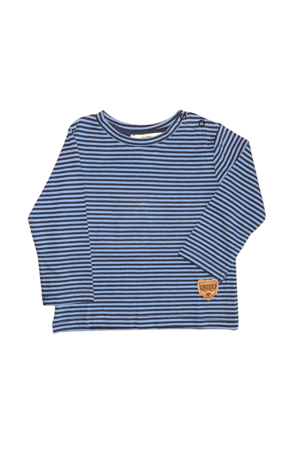 Детска блуза момче дълъг ръкав, син цвят