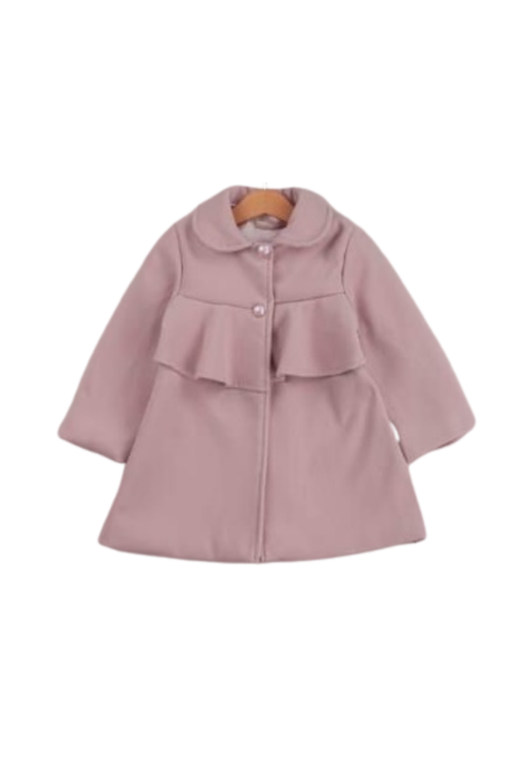 Детско палто момиче, розов цвят