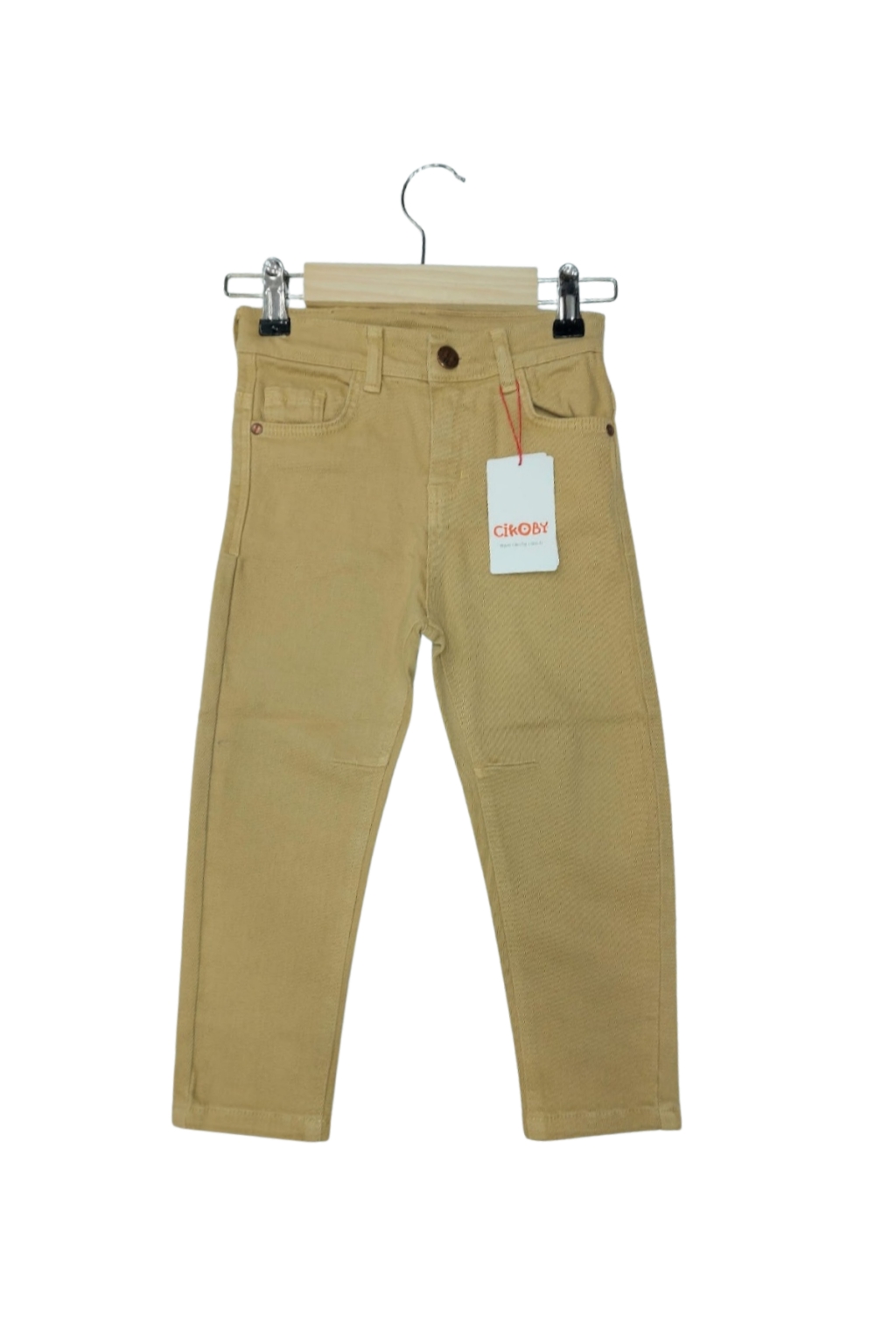 Детски панталон за момче, кафяв цвят