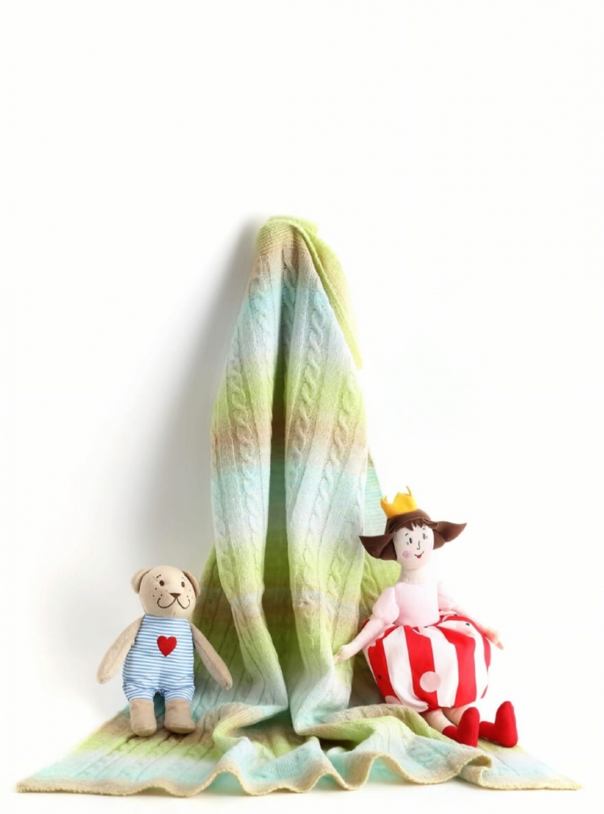 Бебешко одеяло, шарен цвят